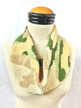 Load image into Gallery viewer, Camo Beaded Scarf Necklace